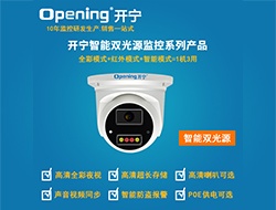 智能雙光源警戒網(wǎng)絡(luò)高清半球（點擊進入大圖）