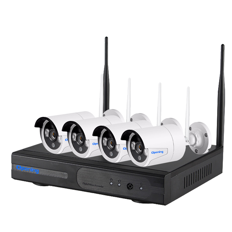 4路無(wú)線網(wǎng)絡(luò)監(jiān)控套裝